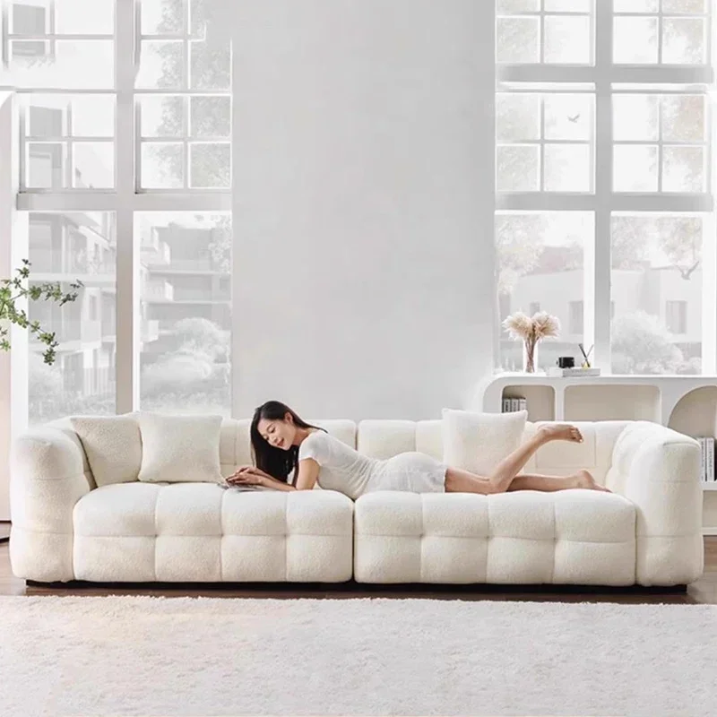 

Lounge Luxury Living Room Sofas Lazy Cute Corner Recliner Floor Sofas Designer Relaxing Decor Balcony Divano Trendy Furniture