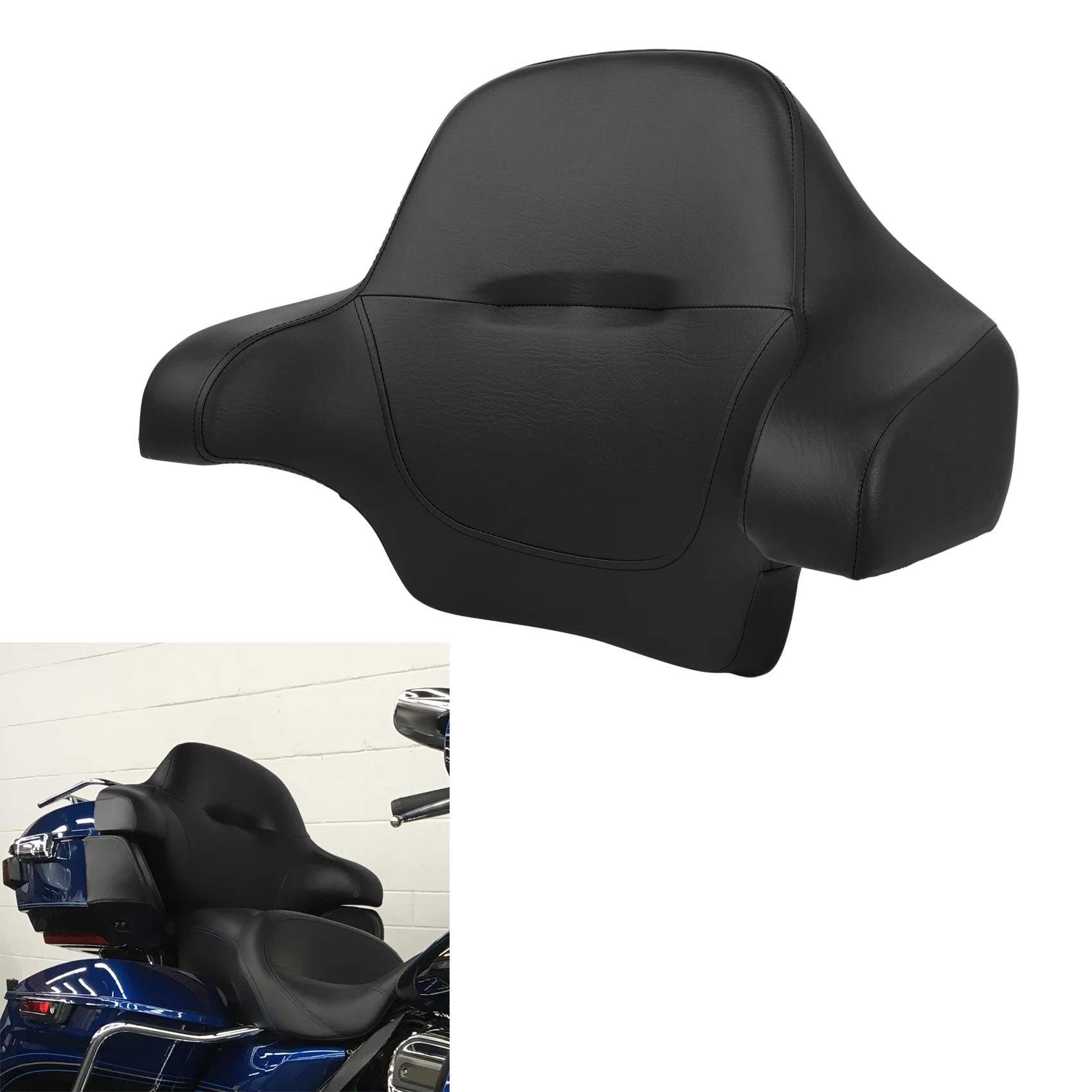 

King Chopped Pack Trunk Wrap Around Backrest For Harley Tour Pack Touring Street Road King Electra Glide 2014-2024 18 Motorcycle