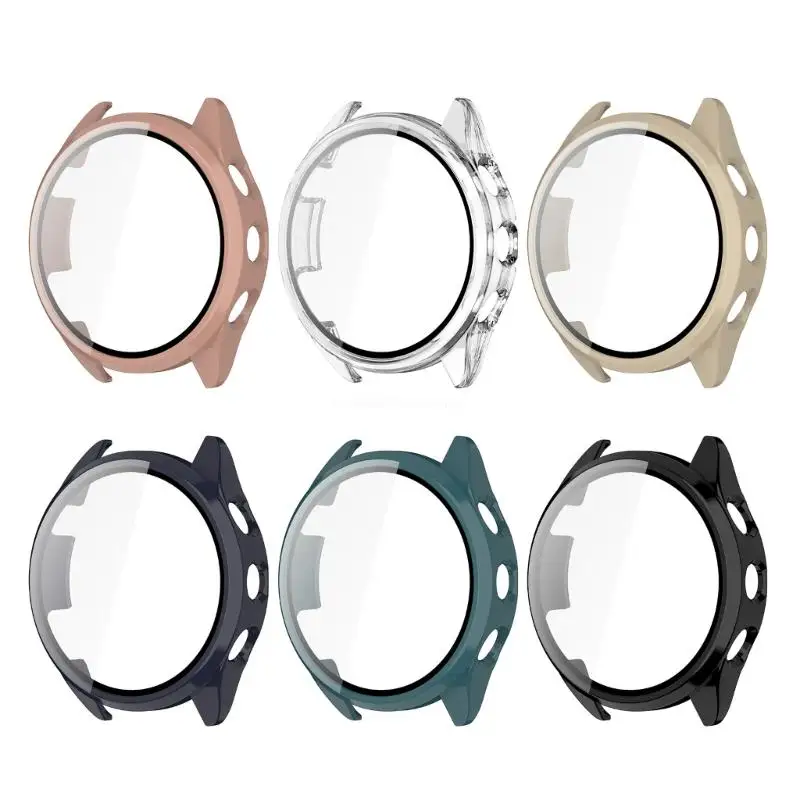 PC Case with Tempered Glass Film for 165 Protector Cover Smartwatch Housing Shell Watch Screen Protector New Dropship