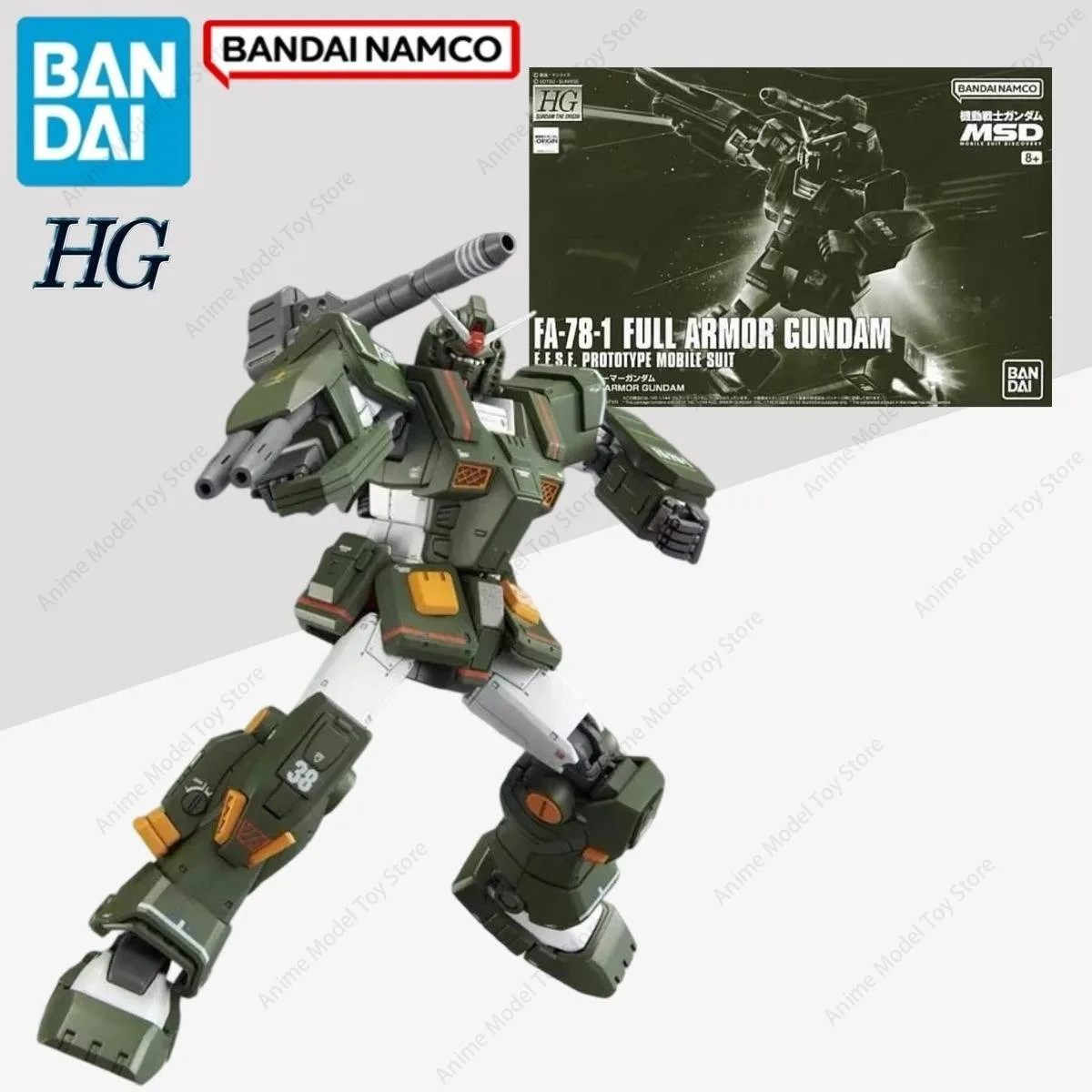 

Original Bandai in Stock Genuine Figures Gundam HG GTO FA-78-1 Full Armor Anime Model Kits Action Collectibles Toy Holiday Gifts