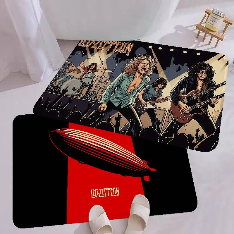 Classic Rock Band L-Led Z-Zeppelin Floor Carpet Nordic Style Home Doormat Bathroom-Toilet Mats Bedroom Hotel Decor Mat