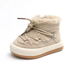 GT-CECD nouveau automne/hiver bébé bottes chaud en peluche semelle en caoutchouc enfant en bas âge enfants baskets infantile chaussures mode petits garçons filles bottes