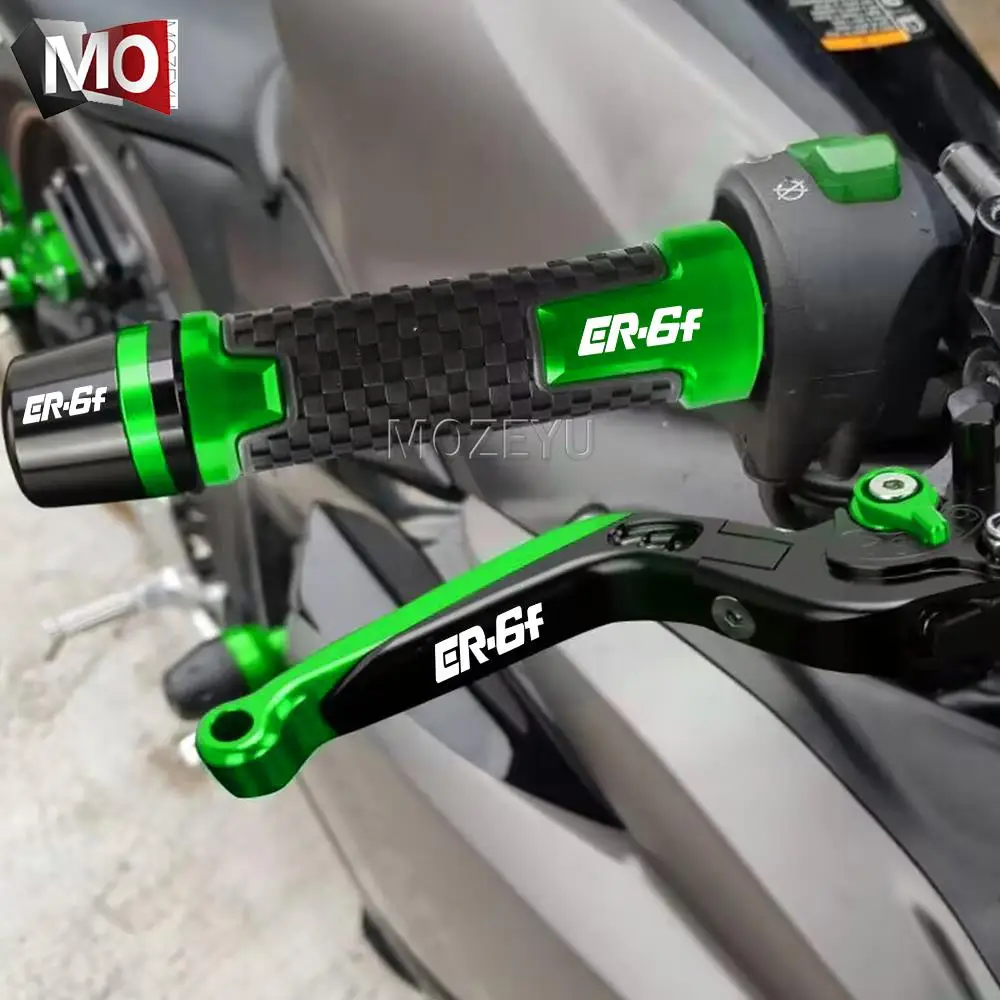 For KAWASAKI ER6F ER 6F ER-6F 2006 2007 2008 Clutch Lever Brake Lever Set Adjustable Handle Levers Motorcycle Hand Grips Ends - view 6