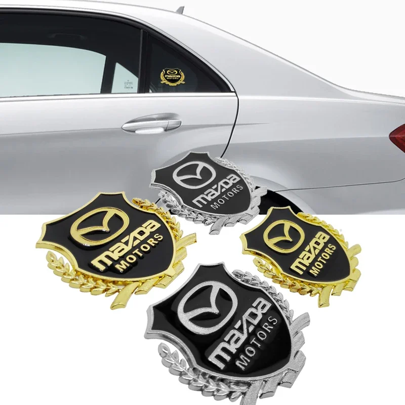 金属製車体ステッカー,マツダ2, 3, 5, 6,cx3, Cx-5, Cx-7,mx5,rx7,Cx-9, Rx-8, 626, 323用ステッカー,スタイリング2個