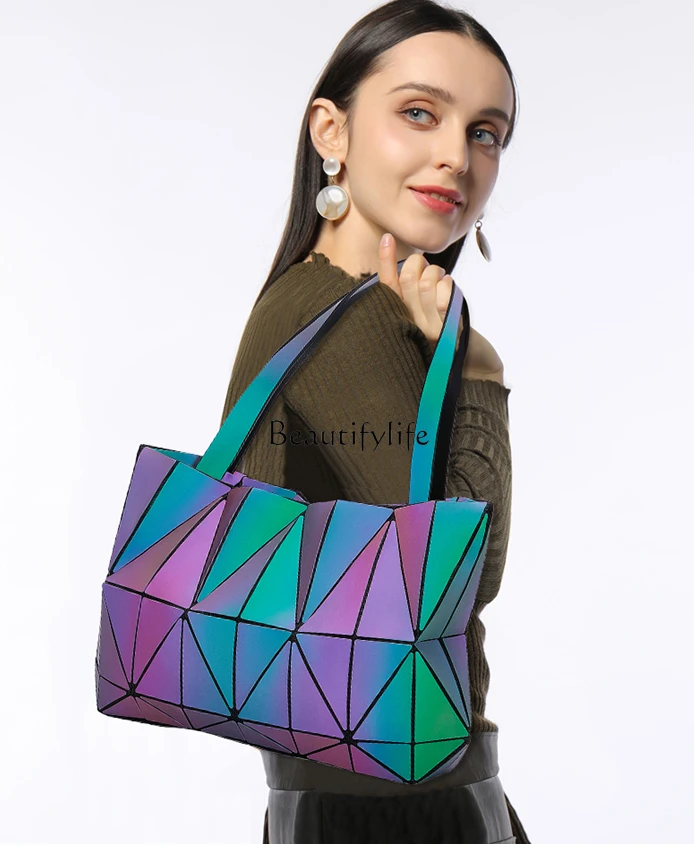 Borsa moda di fascia alta borsa per pendolari geometrica a spalla Versatile di grande capacità