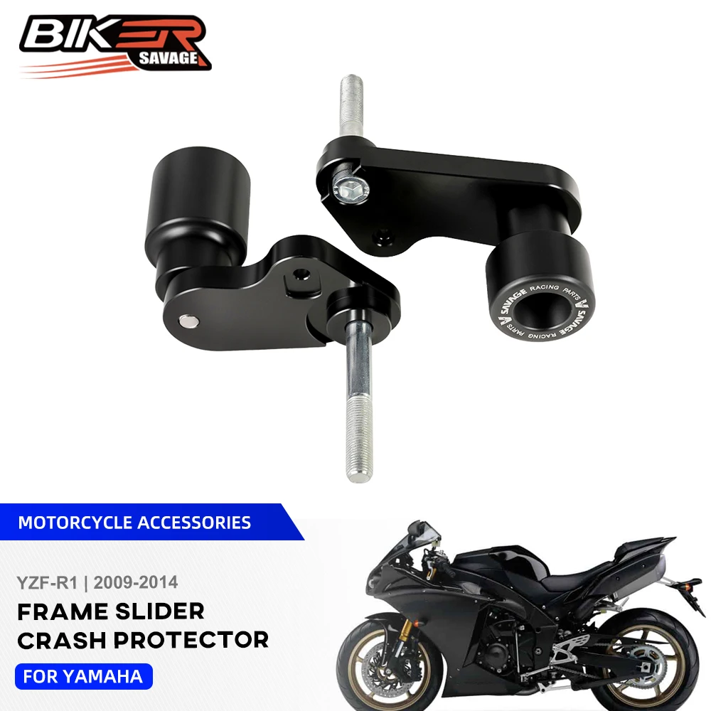 YZF-R1 Frame Slider Crash Protector For Yamaha YZFR1 YZF R1 2014 2009-2013 Engine Crash Pad Protection Motorcycle Accessories