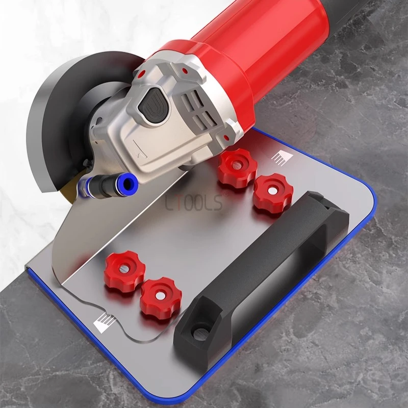 

45 ° Угловой фиксированный режущий кронштейн Удобная угловая шлифовальная машина Вспомогательная позиционирующая пластина Крепление для снятия фаски из плитки из нержавеющей стали