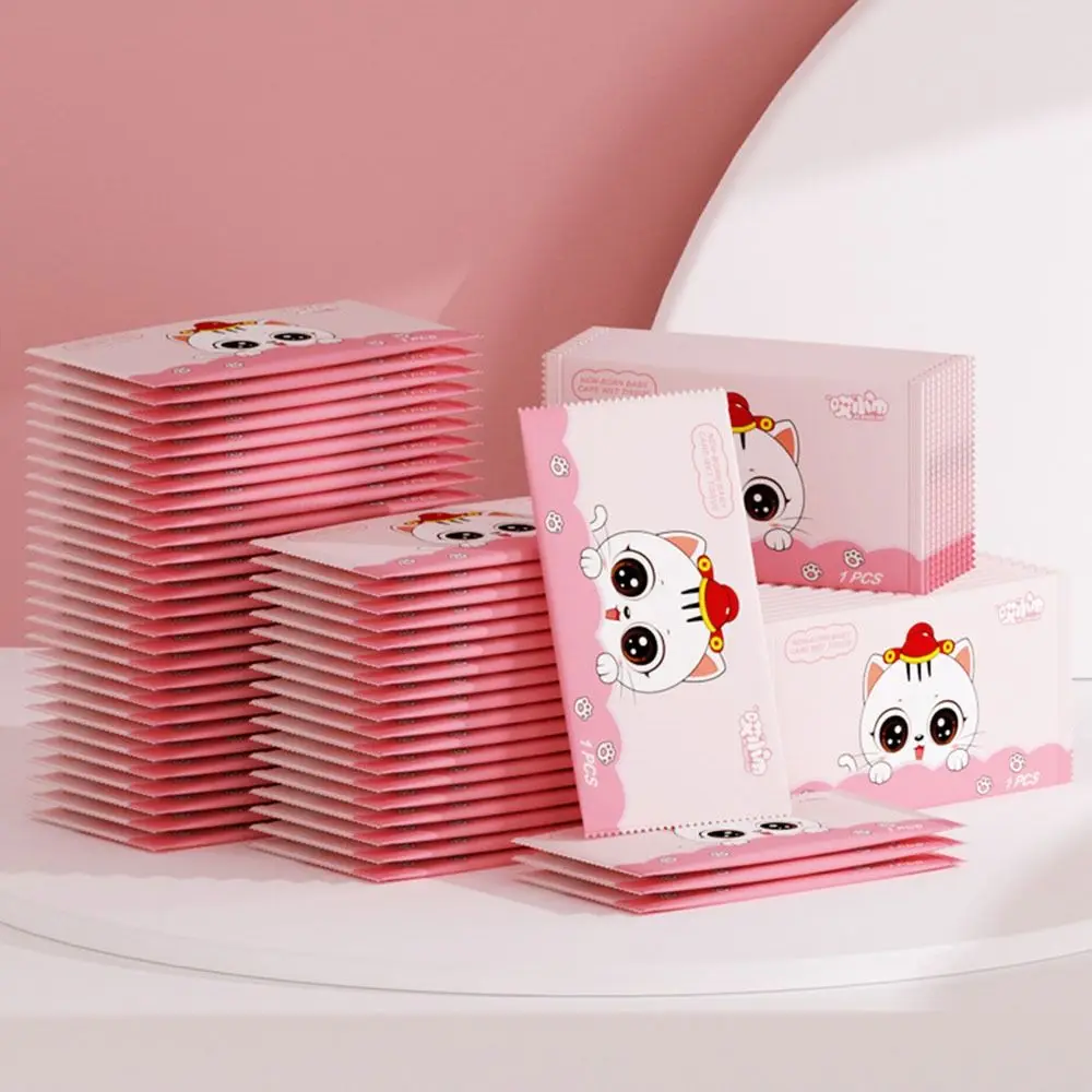 50 pezzi salviette umidificate per bambini moda disinfezione pulizia delle mani carta umida tessuto non tessuto tessuto custodia portatile per salviette umidificate