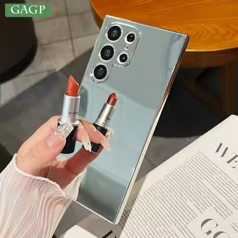 A54 Case Electroplate Mirror Luxury Case for Samsung A34 A24 A34 A14 A04E A53 A73 Cover for Galaxy S24 Ultra S21 FE S22 Plus S20
