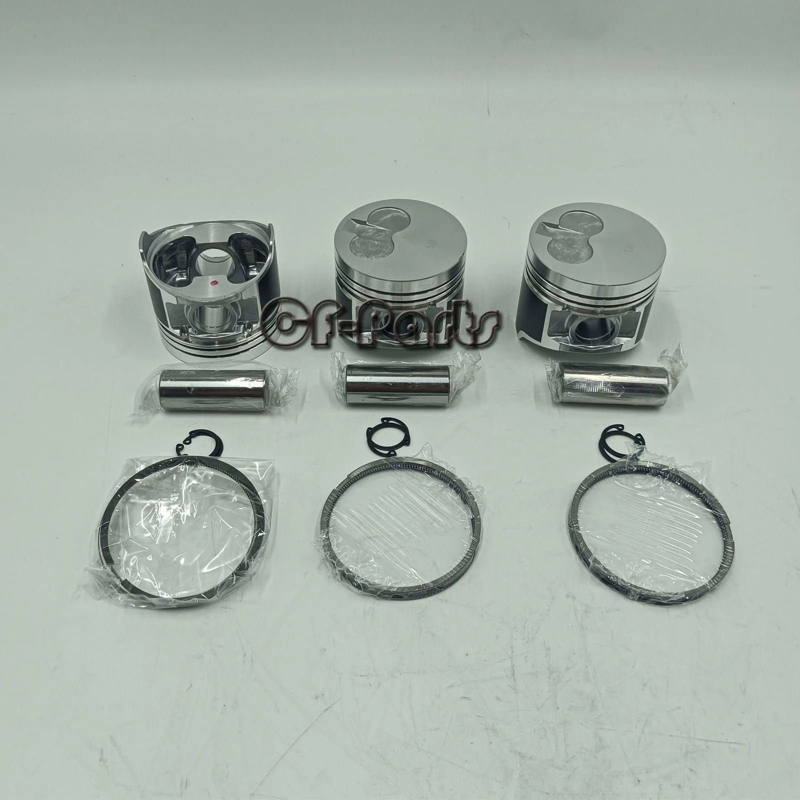 

New 3 Sets STD Piston Kit With Ring 119717-22080 Fit For Yanmar 3TNV76 Engine 76MM