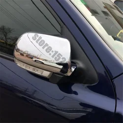 ABS Chrome Rearview mirror cover Trim/Rearview mirror Decoration for Hyundai Santa Fe / IX45 2006~2012 Car styling