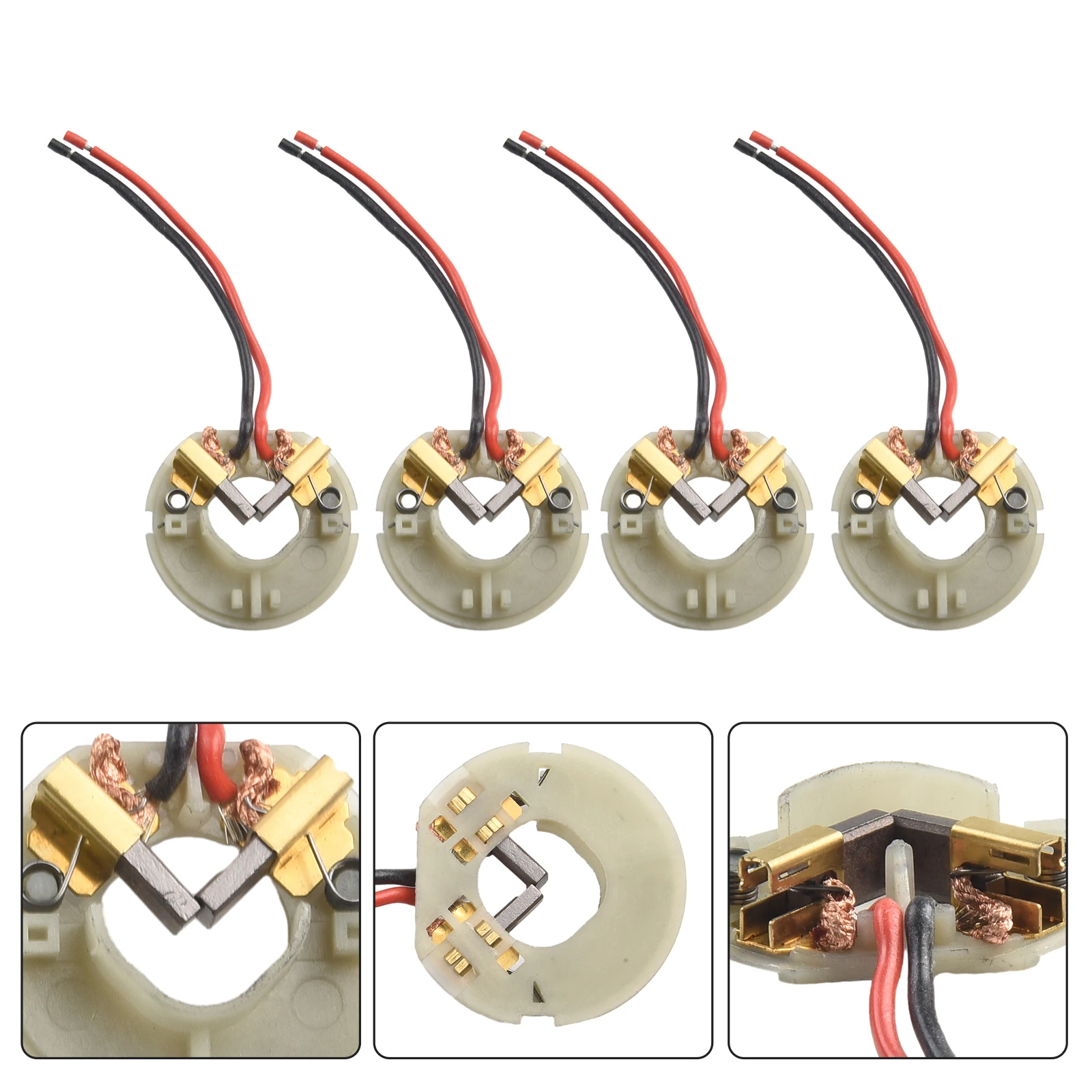 

Motor Accessory Carbon Brush Holders 44mm 4pcs High Quality Material Long Service Life For SFC14A SFC14A SFC22A 22A