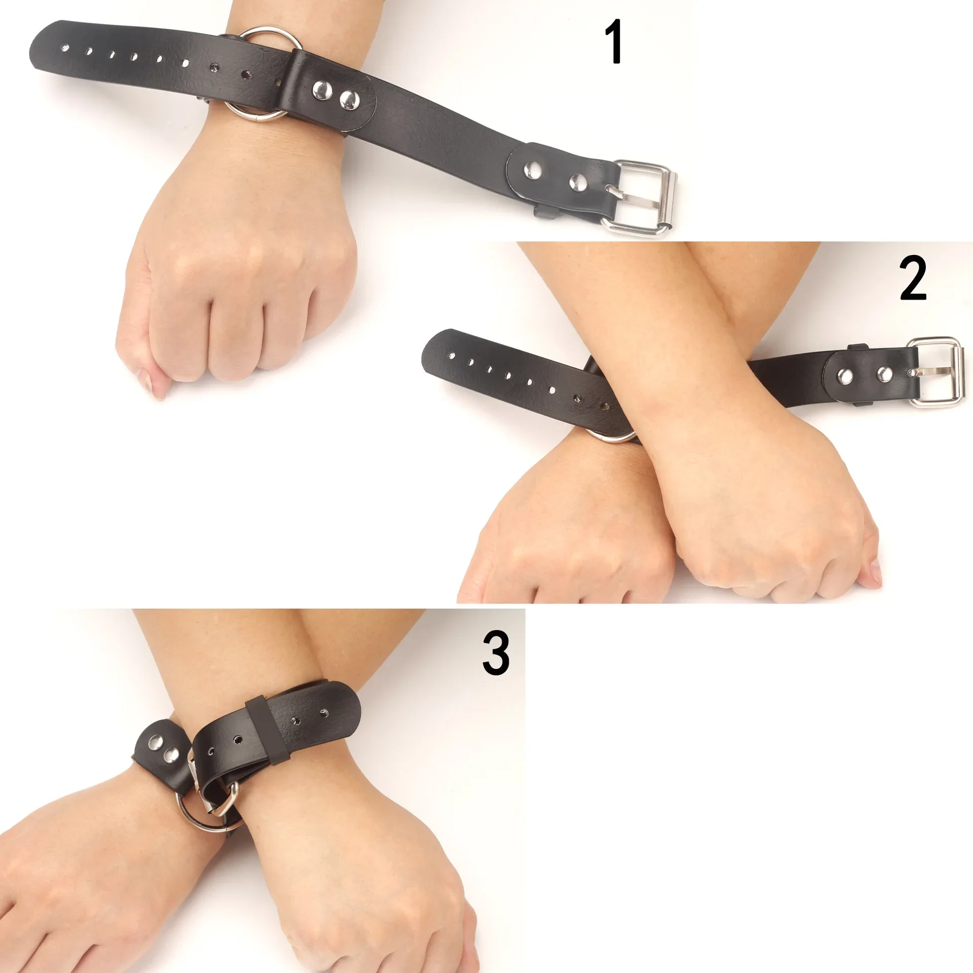 Sexy Erotische Pu Lederen Handboeien Vrouwen Enkel Manchet Armband Cosplay Fetish Seksspeeltjes Accessoires Bdsm Volwassen Spel Speelgoed Benodigdheden 18 +