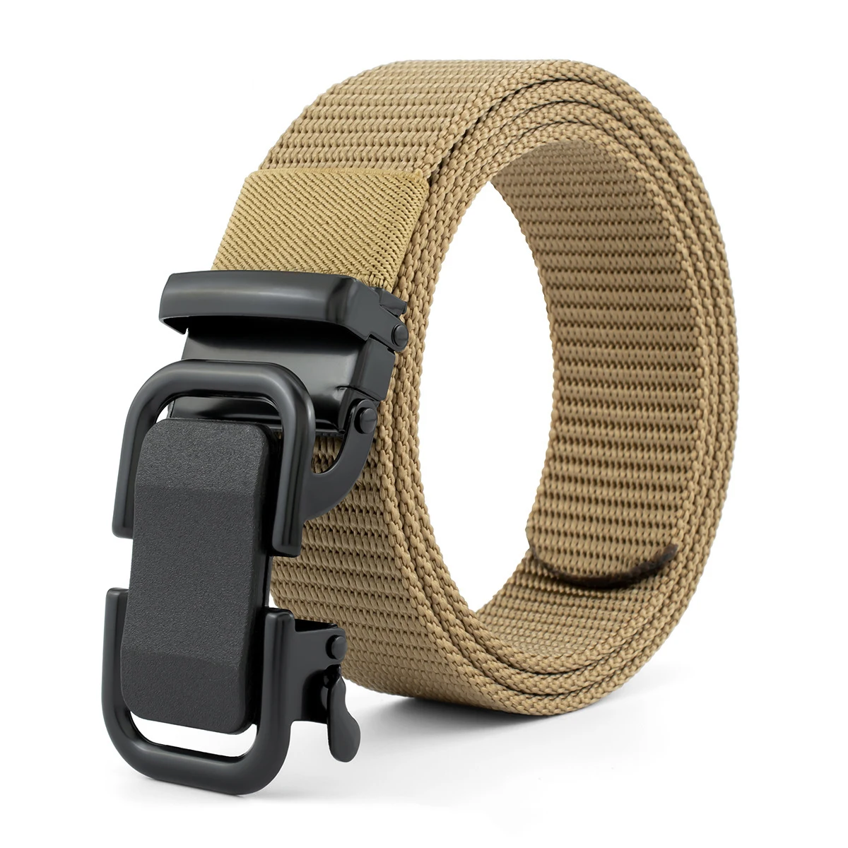 Heren Automatische Gesp Canvas Riem Outdoor Tactische Geweven Riem Voor Man