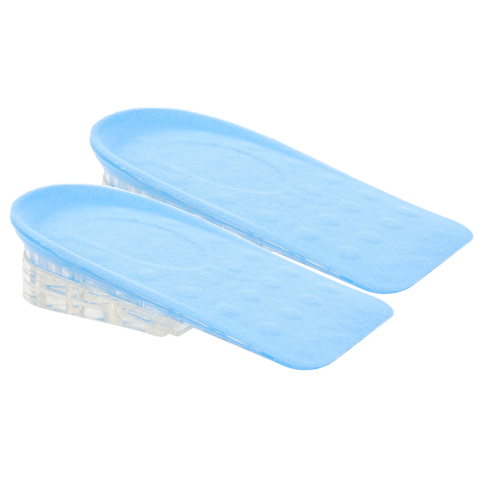 

2pcs Heel Lift Inserts Height Increase Insole Invisible Heightening Insoles For Plantar Fasciitis Pain Relief U-Shaped Cup