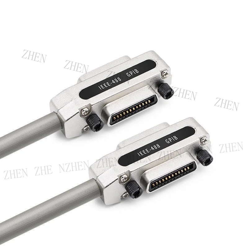 S for IEEE-488 GPIB Cable Metal Connector Plug and Play 1m 1.5m 3m Available