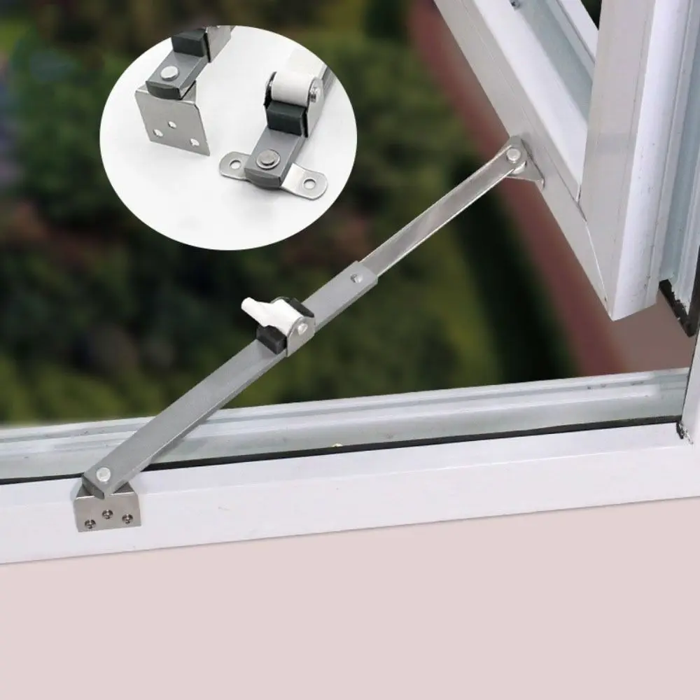 Angle Controller Wind Brace Stopper Telescopic Gusset Fixed Window Restrictor Sliding Practical Window Limiter for Doors/Windows