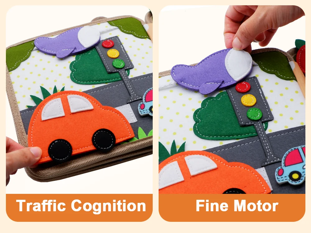 Baby Spielzeug Weiche 3D Tuch Buch Erste Buch Montessori Infant Frühen farbe Kognitive Pädagogisches Spielzeug Lernen Grundlegende Leben Fähigkeiten Spielzeug – Detail 9