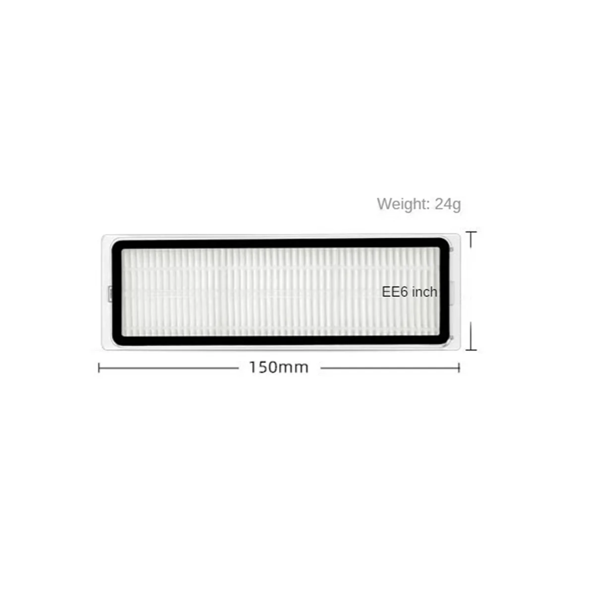 Filtro Hepa de repuesto para Robot aspirador, 5 piezas, Dreame Bot L10S Ultra/ S10/ S10 Pro