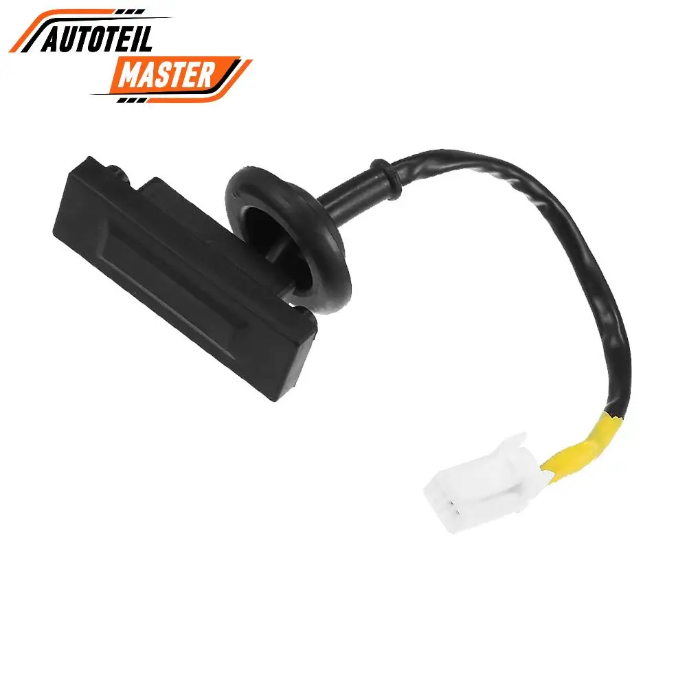 

1 шт., кнопка переключения багажника на задней двери автомобиля, пластиковая черная кнопка открытия багажника 81260-1W220 для Kia Pride/Rio 2012-2017