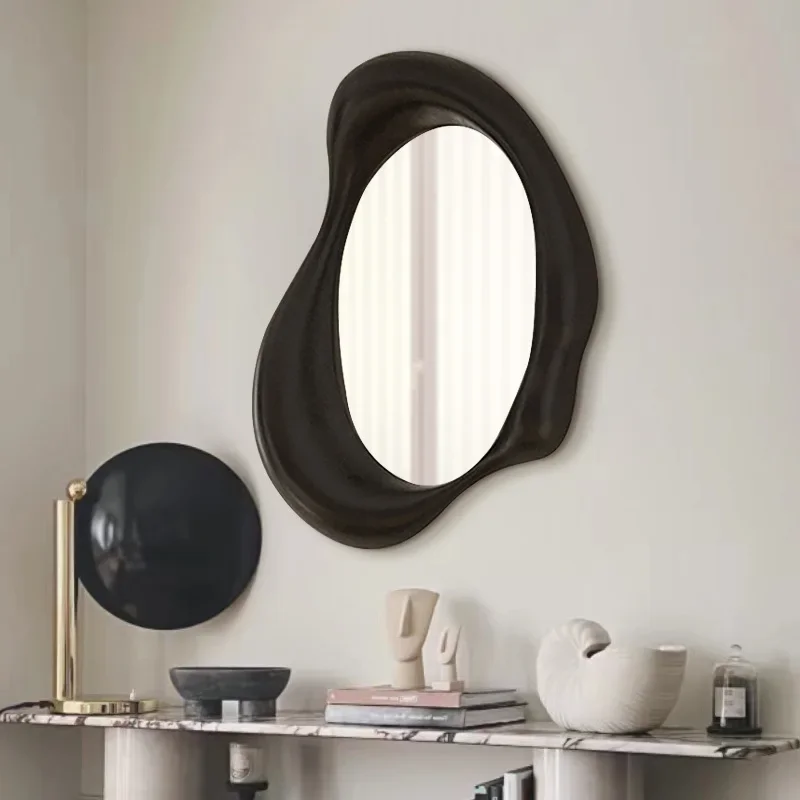 Minimalist Makeup Mirror Small Aesthetic Creative Luxury Bathroom Garden Shower Wall Art Standing Mirror Shower Home Products