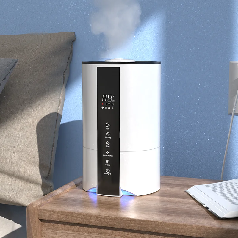مياه علوية محمولة تضيف شاشة LED تعمل باللمس للتحكم في ضباب عالي 4.5 لتر مرطب هواء بالموجات فوق الصوتية للمنزل والفندق والمكتب #1