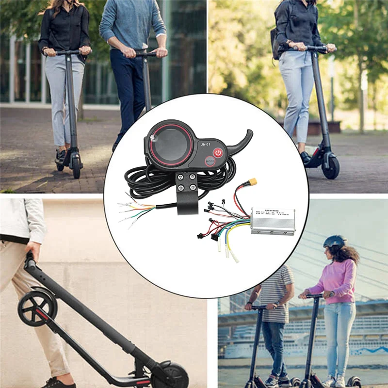 

Dropship-JH-01 Meter Dashboard LCD Display+36V 19A Brushless Controller Without Hall For Electric Scooter E Bike Accessories