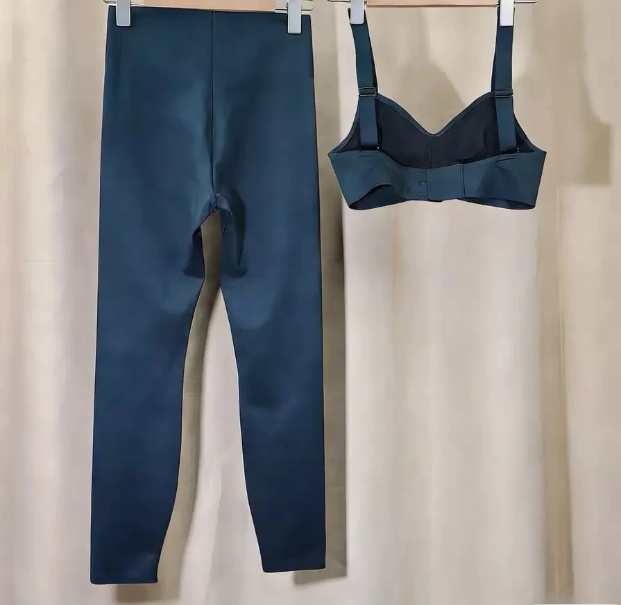 Calças de yoga sl de cintura alta underwire apewear fitn escultura cintura apertando calças compridas poliéster casual wear