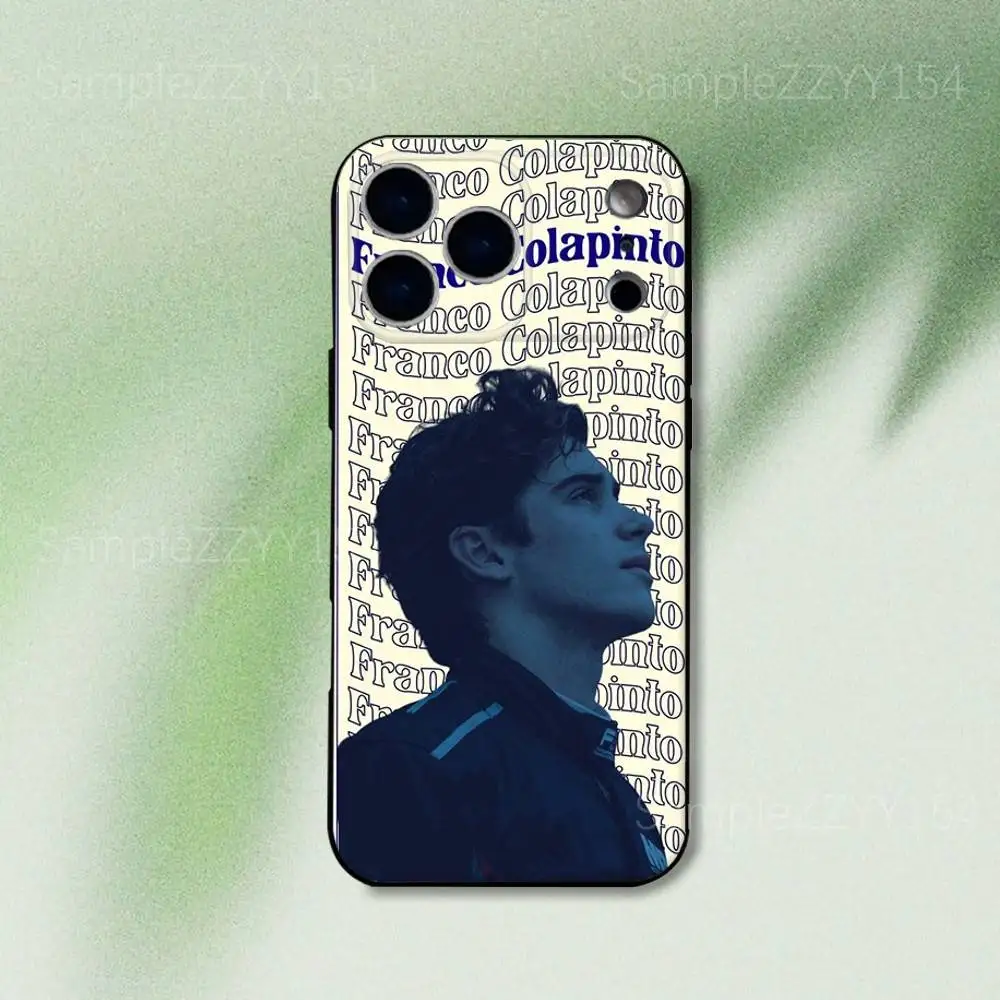 حافظة هاتف F-FrancoS 43 F1 C-Colapinto لهاتف iPhone 17,16,15,14,13,12,Pro,Max,Plus,E,SE4,Air,Mini Black Soft Funda