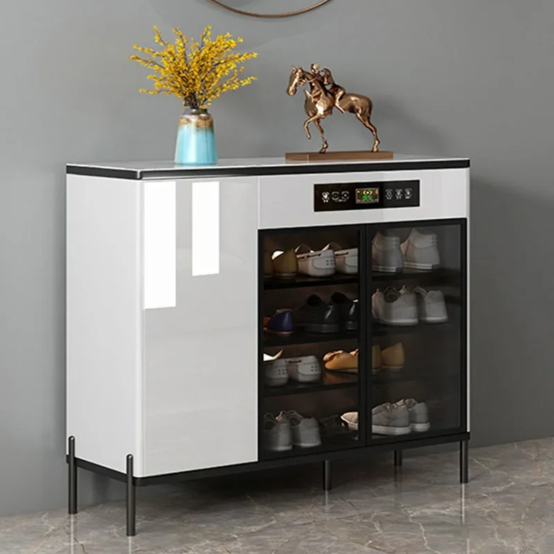 

Transparent Modern Shoe Cabinets Nordic Stylish Smart Sterilizing Shoe Cabinets Storage Multi Layer Zapateros Entrance Furniture