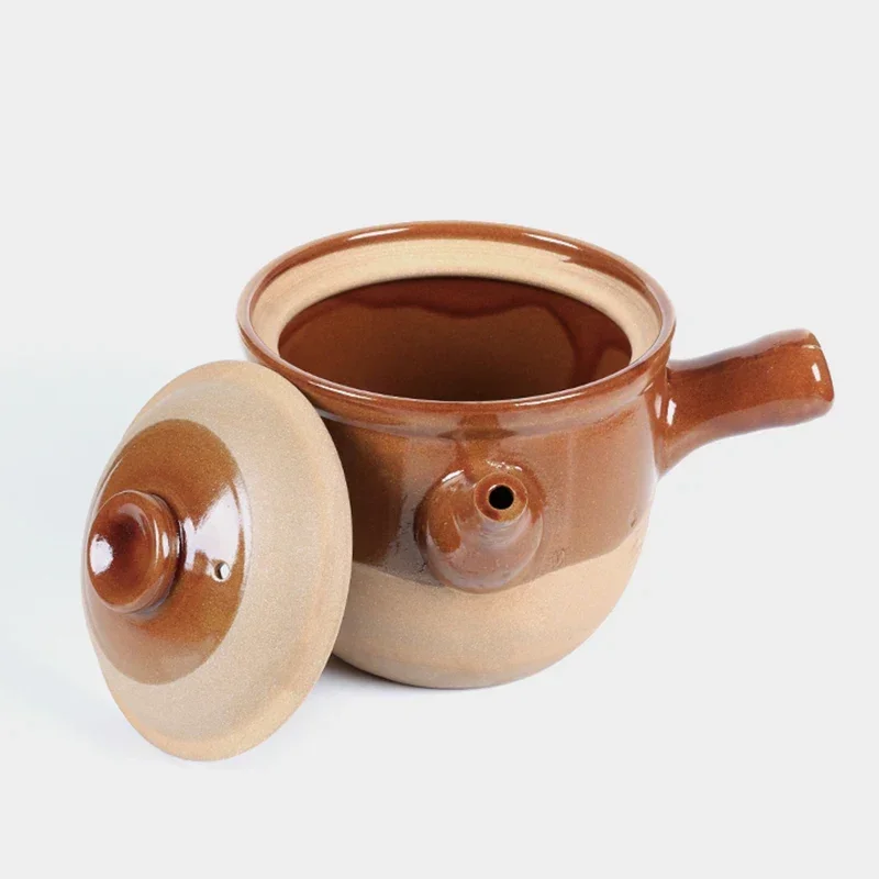 1.5L Traditional Chinese Medicine Pot Boil Medicine Pot Decoct Medicine Ceramic Health Pot Herbal Tea