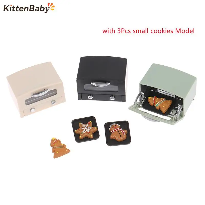 1:12 Dollhouse Miniature Simulation Microwave Biscuit Oven Coffee Machine Model Kitchen Electrical Furniture Accessories