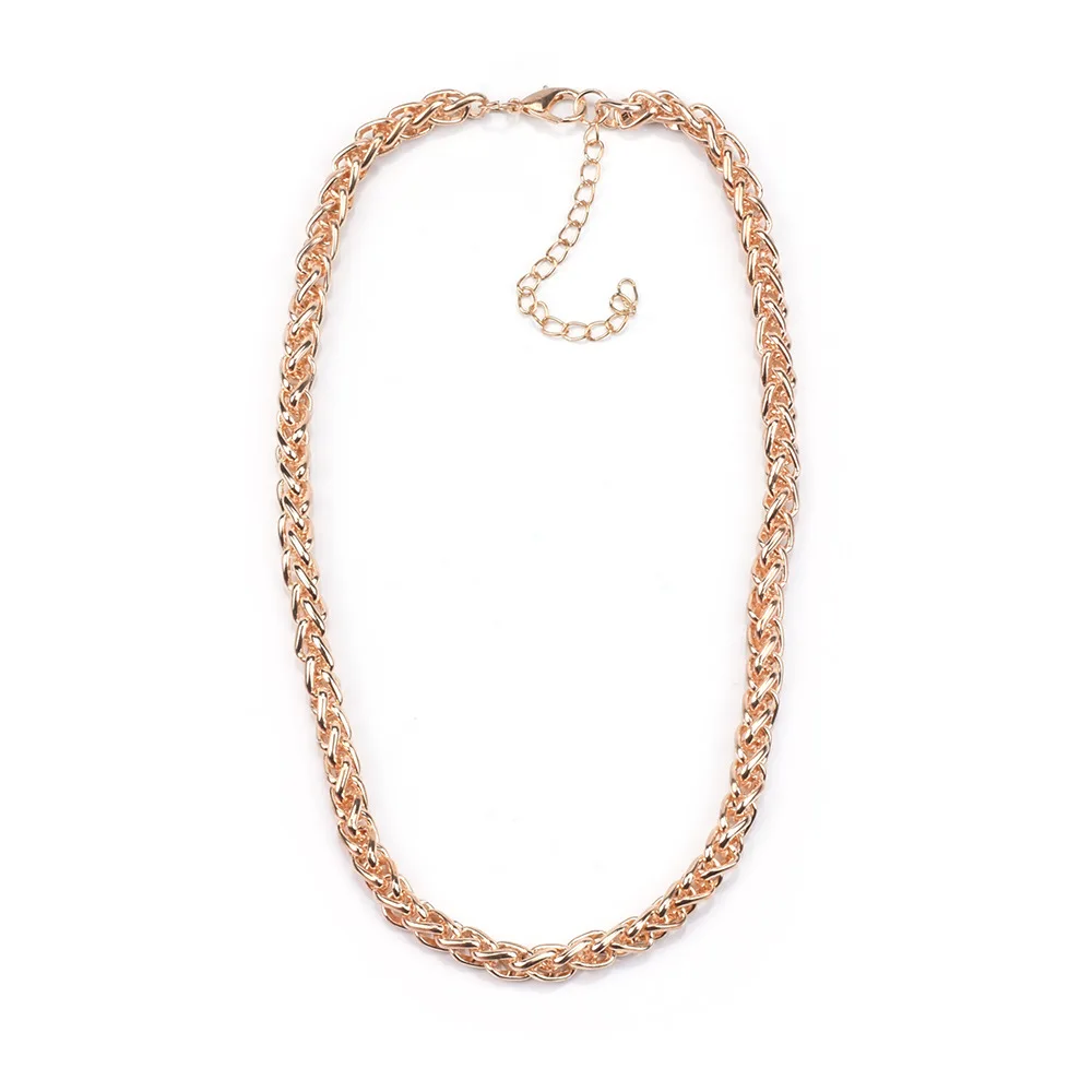 Supply Foreign trade jewelry, fashionable and simple metal chain, gold necklace manufacturer wholesale