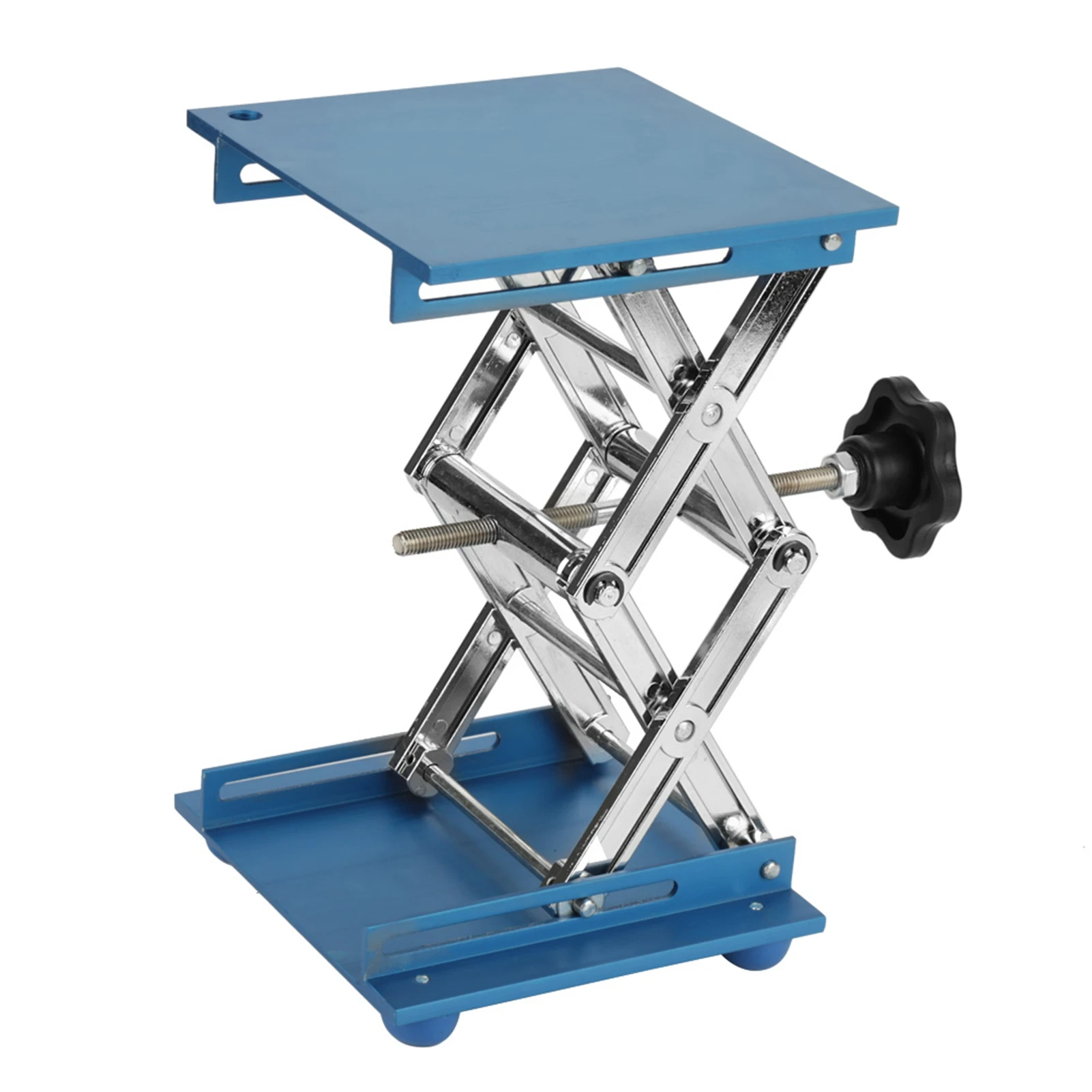 Aluminum Oxide Laboratory Lifting  Stand Scissor Rack 150*150*250mm Laboratory Lifting  Laboratory Lifting Stand