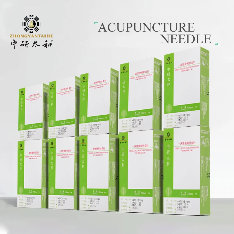 1000 PCS Acupuncture Needle Disposable Needle Sterile Stainless Steel Acupuncture Needle One Individually Packaged Aluminum Foil