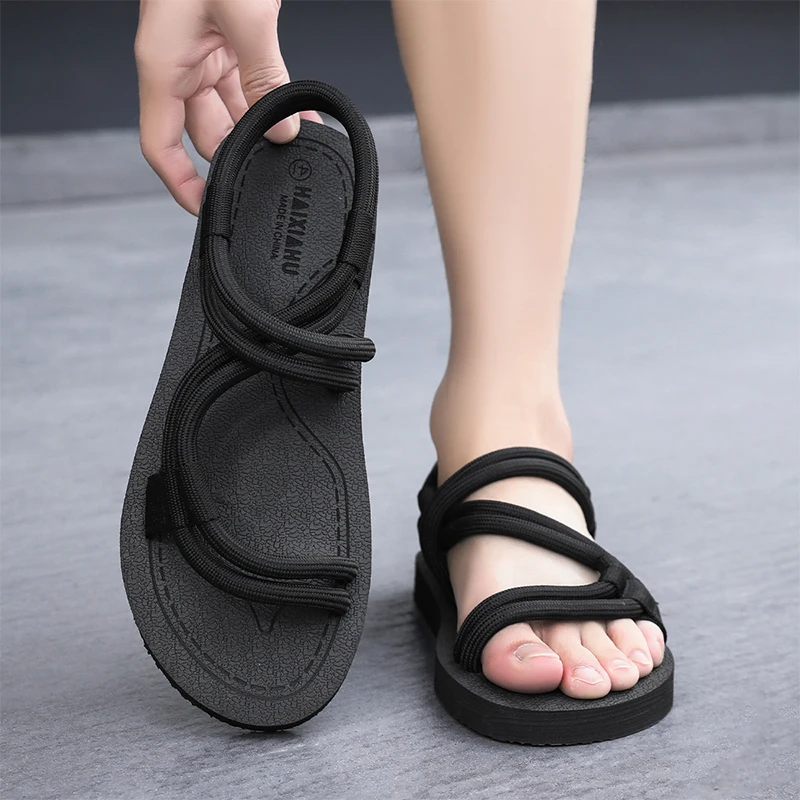 Men's Summer Flip-Flops, Wear-Resistant, Non-Slip, Lightweight Beach Sandals for Outdoor Use - Detail 1