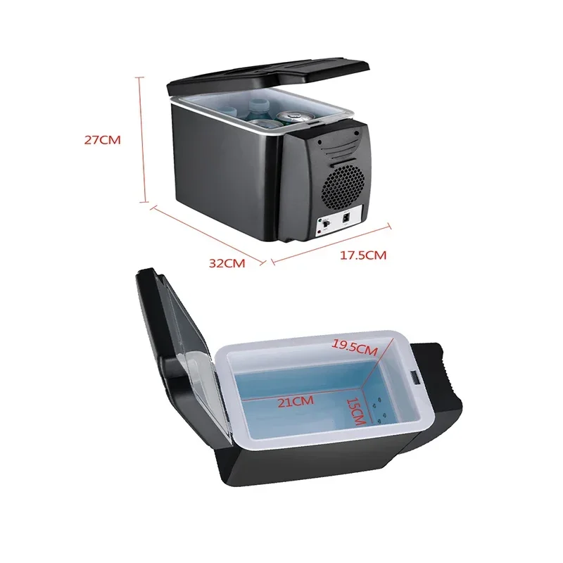 ثلاجة منزلية مبردة وحفظ طازجة 6 لتر DC12V أجهزة ثلاجة السيارة الأجهزة المجمدة