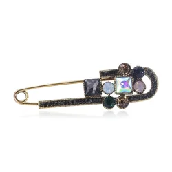 Crytsal Safe Pin Brooches For Women Vintage Large Brooch Spring Design Sweater Brooch Rhinestones Corsage Gift 2022