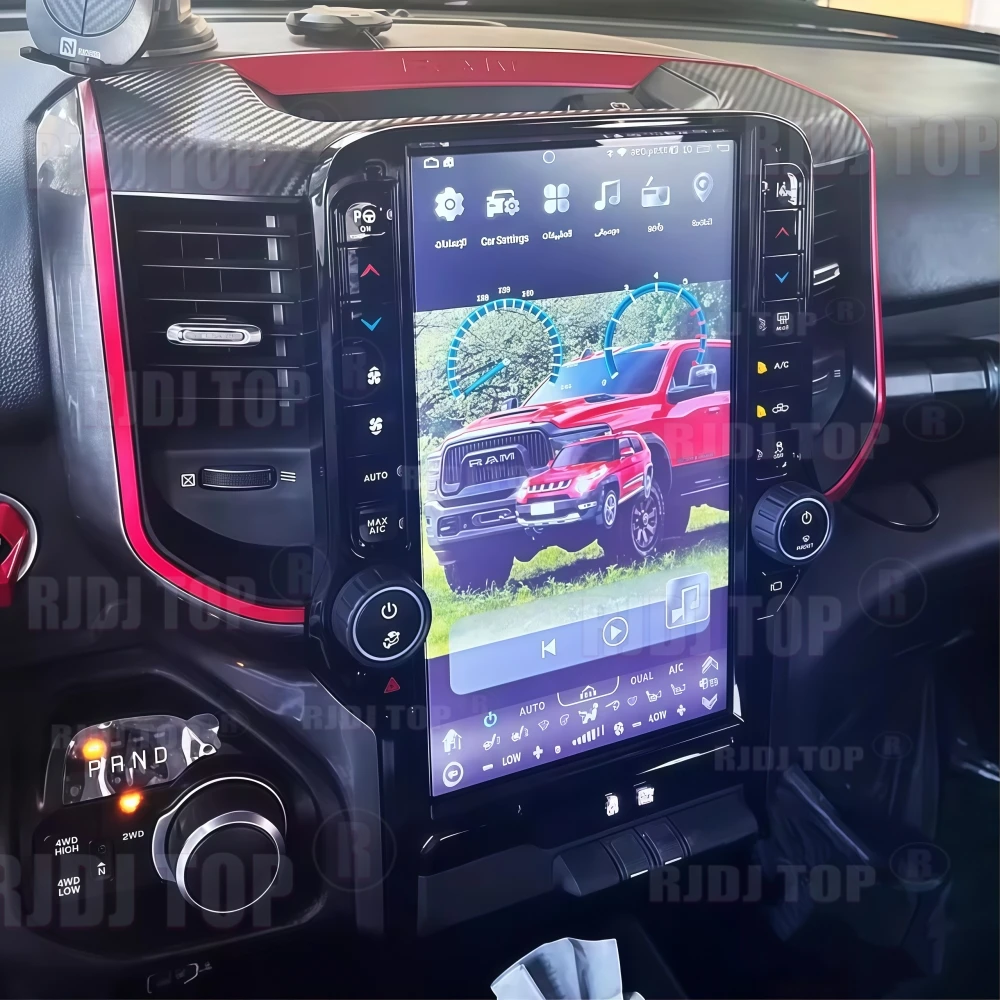 13.6 بوصة أندرويد 13 ل دودج رام 1500 2500 3500 2019 - 2022 راديو السيارة الوسائط المتعددة السيارات مشغل استريو شاشة تعمل باللمس GPS رئيس وحدة #3