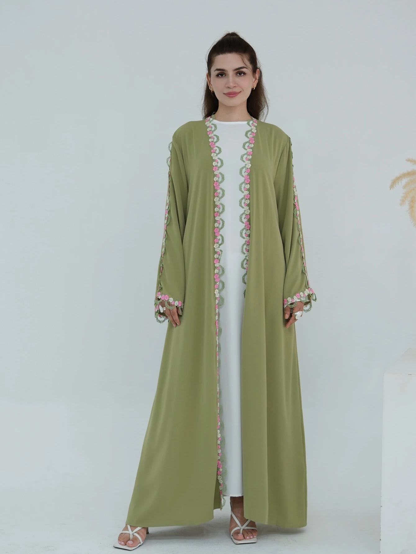 Eid Abaya Women Dress Muslim Embroidery Dubai Vestidos Largos Long Dresses Kaftan Arab Robe Party Caftan Jalabiya Ramadan 2025