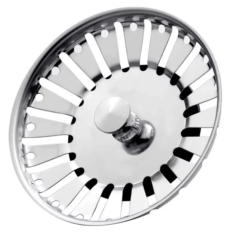 

Kitchen stainless steel sink basin hole cover filter drain pipe