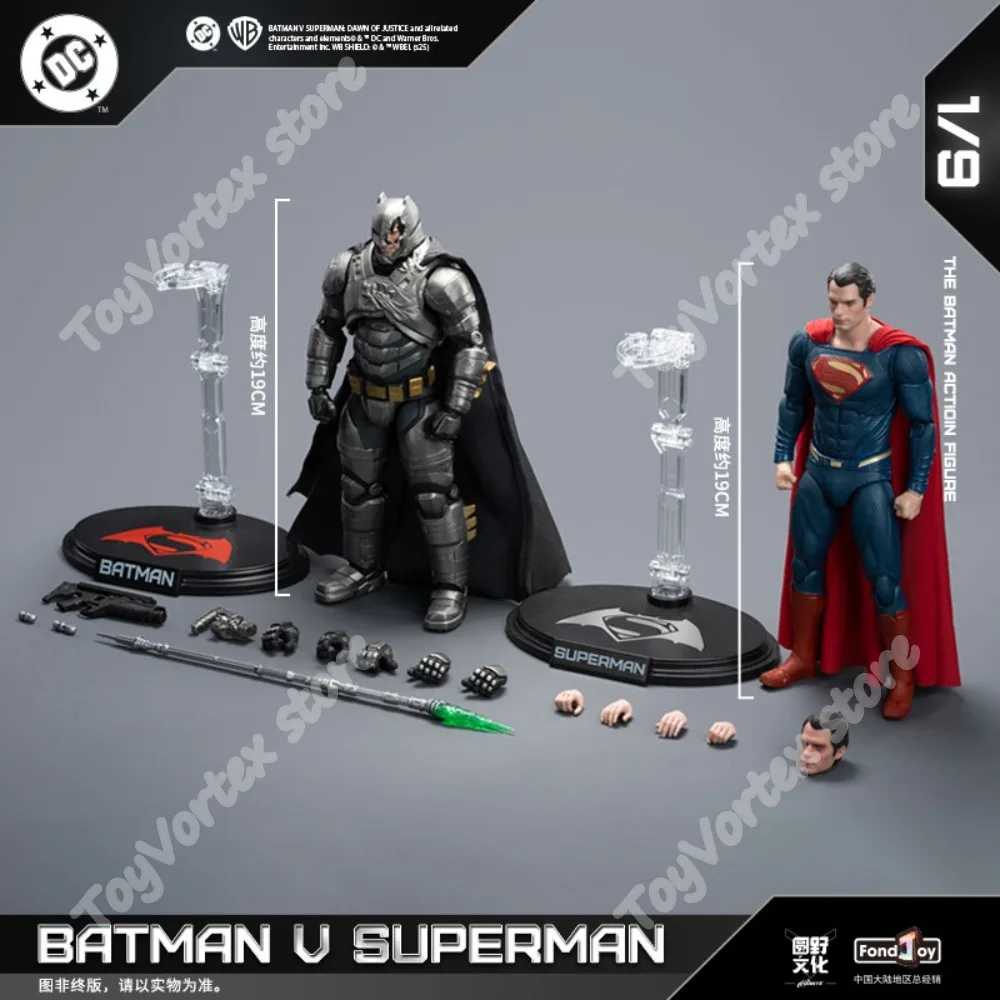 

Original Fondjoy BVS Armored Batman Battle Damaged Superman Action Figures Batman v Superman Dawn of Justice DC Collection model
