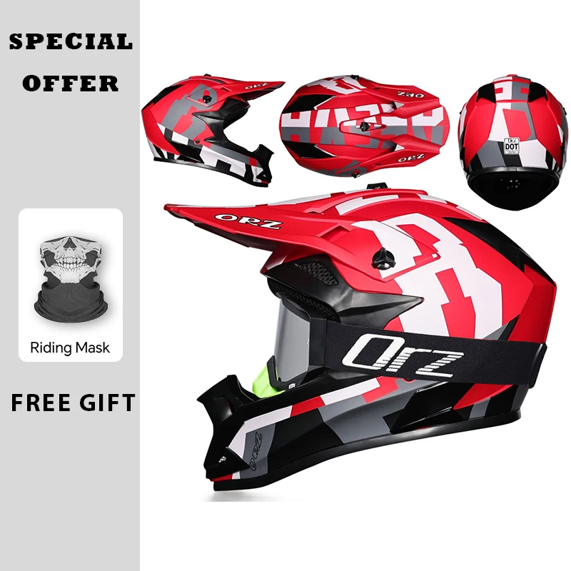 プロレーシングモトクロスヘルメット軽量オフロードヘルメットオートバイダートバイククラシック ATV MTB ヘルメット機器