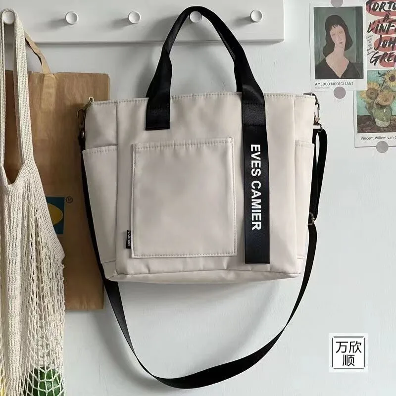 Sac fourre-tout en toile imperméable pour femme, bandoulière simple, sacs à main portables One Initiated, messager de luxe, haute qualité, Y2K