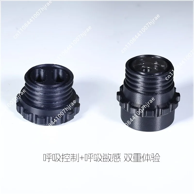 Mini Air Flow Regulator Valve Negative Pressure Air Guide Respirator Mask Cosplay Matching Accessory
