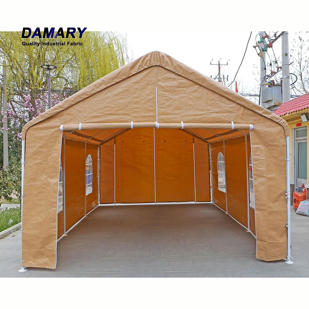 10x20 20 X 40 Carport Canopy Metal Frame Outdoor Party Canopy Tent Car Shade Carports-Foldable Garage for Car Parking