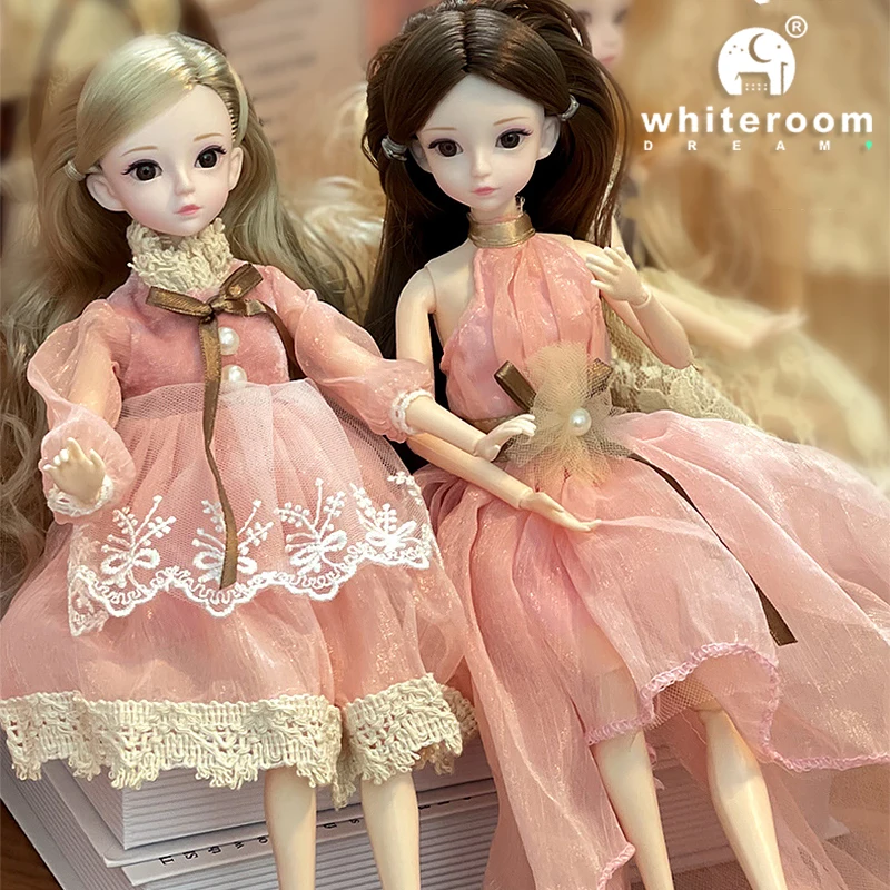 1/6 Dolls Toys For Girls Kids 4 To 6 Years FASHION GIFT DOLL  CUTE TOY Makeup For Set Hinged Bjd Doll 30 cm Full Set Making