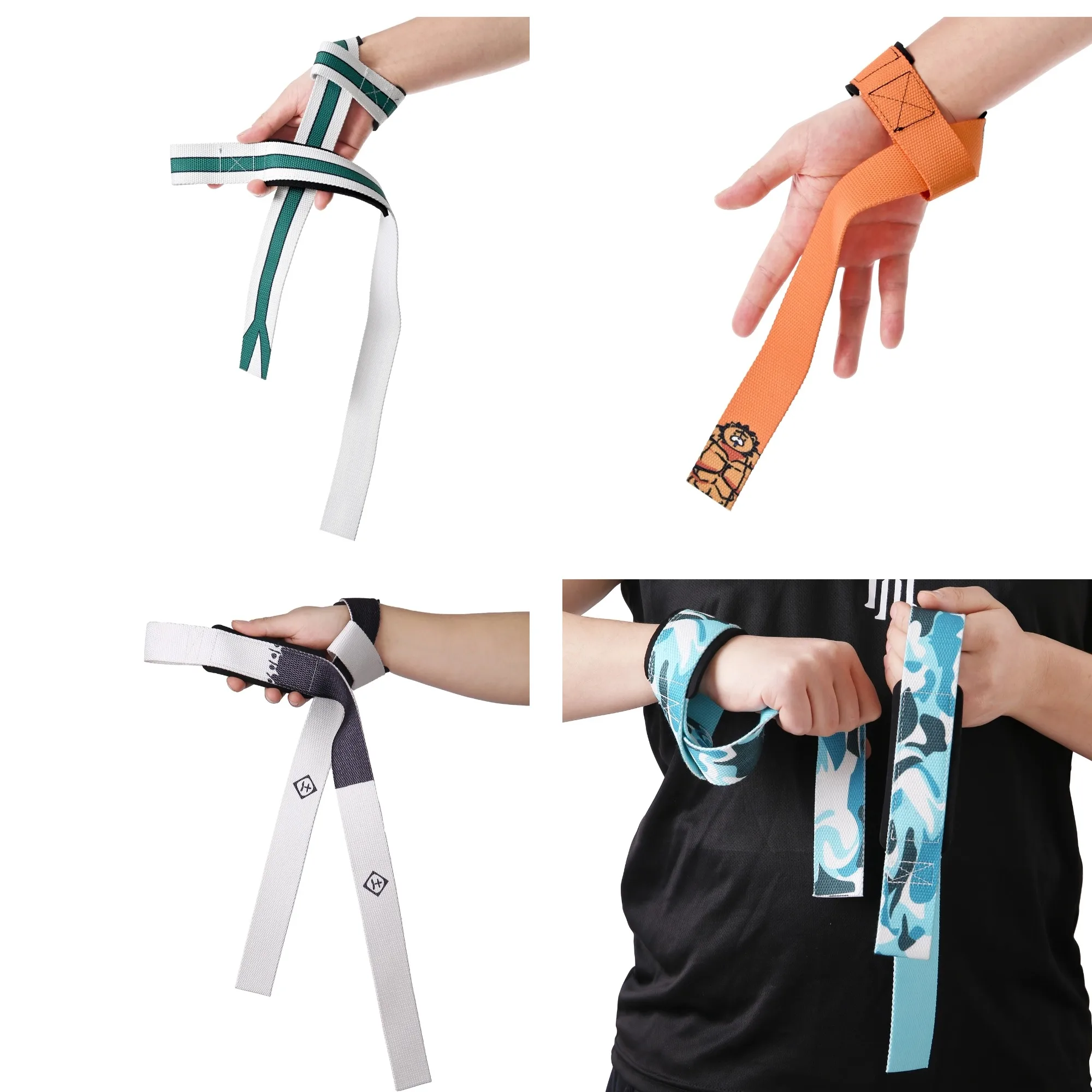 Berserk Anime Gym Muñequeras para levantamiento de pesas, muñequeras para levantamiento de pesas, muñequeras para gimnasio con lazo para el pulgar para levantamiento de pesas