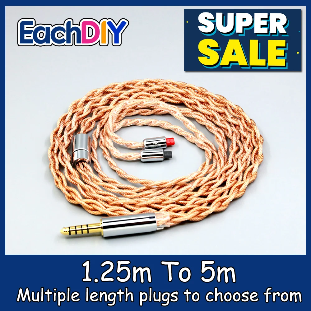 

Graphene 7N OCC Shielding Coaxial Mixed Earphone Cable For Audio-Technica ATH-IM50 IM70 IM01 IM02 IM03 IM04 4Core LN007748