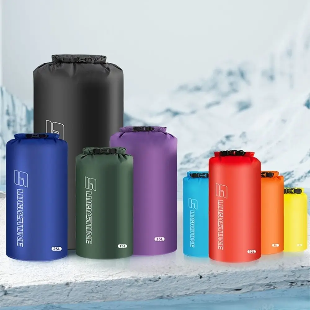 

3/5/8/12/15/25/35/75L Water Separation Dry Bag Waterproof Large Capacity Dry Gear Storage Sack Lightweight Antifouling